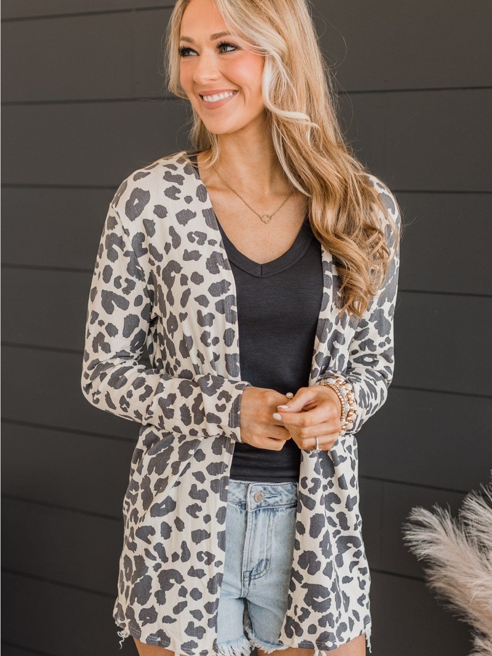 Pulse Boutique Leopard Cardigan